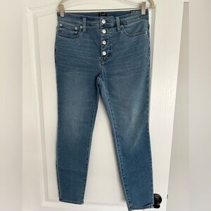 NWT J. Crew Mid Rise Skinny Jeans Size 29